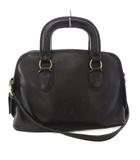 コーチ COACH オールドコーチ USA製 313 ハンドバッグ ショルダーバッグ 2way レザー 黒 ブラック /TK ■GY18