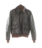 バズリクソンズ BUZZ RICKSON’S Type A-2 フライトジャケット 1942 MODEL 馬革 レザー ミリタリー 革ジャン タグ付き 38 茶 ブラウン BR80644 /MW ■GY18