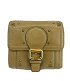 クロエ CHLOE パディントン Paddington 財布 二つ折り レザー Wホック バックル スタッズ 茶色 ブラウン /XZ ■GY18