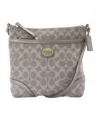 コーチ COACH ショルダーバッグ ワンショルダー PVC レザー シグネチャー ロゴ ブルー ホワイト F18920 /YO38 ■GY18