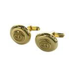 クリスチャンディオール Christian Dior カフスボタン アクセサリー ロゴ CD ロゴ ゴールド色 ■GY11 /MQ ■OH