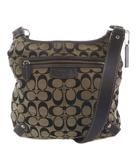 コーチ COACH ショルダーバッグ ワンショルダー シグネチャー キャンバス レザー グレー ブラック F14689 /YO40 ■GY18
