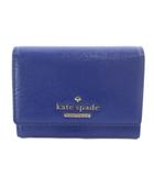 ケイトスペード KATE SPADE シダーストリート パテント ダーラ 小銭入れ コインケース エナメル 青 ブルー PWRU4044 /SR