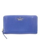 ケイトスペード KATE SPADE CEDAR STREET PATENT LACEY 長財布 小銭入れあり ラウンドファスナー 青 ブルー PWRU3926 /SR