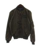 ポロ ラルフローレン POLO RALPH LAUREN MA-1 フライトジャケット SP カーキ ジップアップ ロゴ ワッペン /GG ■GY18