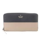 ケイトスペード KATE SPADE 長財布 ロゴ 黒 ベージュ /SR ■GY18