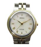 セイコー SEIKO 3F31-0030 EXCELINE エクセリーヌ 腕時計 クォーツ シェル文字盤 ウォッチ シルバー色 ■GY18 /MQ