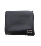 グッチ GUCCI 二つ折り財布 小銭入れあり レザー ロゴ 黒 ブラック 04809・0959 /SR ■OH ■GY11