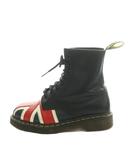 ドクターマーチン DR.MARTENS ショートブーツ レザー ユニオンジャック柄 UK4 23.0cm 紺 赤 白 /MI ■GY18