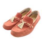 クラークス clarks スエード製タッセルローファー US9 26cm 赤 レッド /SS ■OS ■GY18