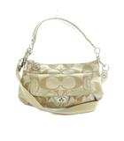 コーチ COACH 2WAY ショルダーバッグ ハンドバッグ シグネチャー柄 ベージュ アイボリー F18349 /MI ■GY18