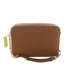マイケルコース MICHAEL KORS ショルダーバッグ レザー スクエア型 茶 /MI ■GY18