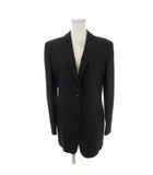ジョルジオアルマーニ GIORGIO ARMANI テーラードジャケット 上着 38 紺 ネイビー ワンボタン 長袖 ラペルカラー /AH34 ■GY17