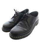 ドクターマーチン DR.MARTENS ホワイト ステッチ WHITE STITCH 3 ホール シューズ ドレス ビジネス UK9 黒 ブラック /SS ■OS