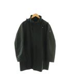 バーバリー ロンドン BURBERRY LONDON BBN75-324-09 コート ライナー付き 裏ノバチェック フード収納 M ブラック /ES ■GY1