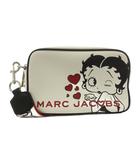 マークジェイコブス MARC JACOBS × ベティ ブープ ショルダーバッグ ロゴ レザー 白 ホワイト 黒 ブラック /AN48 ■GY11