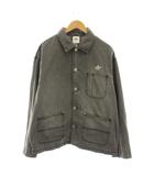 アディダスオリジナルス adidas originals U DENIM COVERALL VINTAGE デニム カバーオール ヴィンテージ ジャケット ジージャン アウター M グレー KR1036 /YM ■GY18