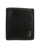 グッチ GUCCI 財布 二つ折り レザー ロゴプレート 黒 ブラック 034・1323・0846 /XZ ■GY18