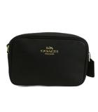 コーチ COACH ミニ ジェイミー カメラ バッグ ショルダーバッグ レザー ロゴ ゴールド金具 黒 ブラック CQ875 /XZ ■GY18