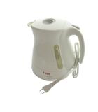  T-fal Justine+ ジャスティンプラス 1.2L KO340170 電気ケトル 家電 ロゴ 通電確認済み 白 ホワイト ■GY11 /MQ