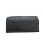 サンローラン パリ SAINT LAURENT PARIS 長財布 ウォレット ロゴ レザー ラウンドファスナー 黒 ブラック ■GY18 /MQ ■OH