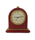 ブルガリ BVLGARI ジャンク品 DUOMO Alarm Clock ドゥオモ トラベルアラームクロック 置時計 クォーツ 赤 レッド ■GY18 /MQ ■OH