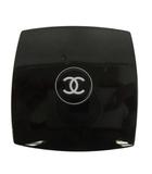 シャネル CHANEL ノベルティ コンパクトミラー 手鏡 スクエア型 ココマーク 黒 ブラック /XZ ■GY11
