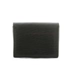 グッチ GUCCI カードケース 二つ折り レザー ダークブラウン /MI ■GY18