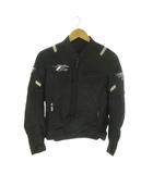  フラッグシップ FLAGSHIP アーバンライドメッシュジャケット バイクジャケット プロテクトスーツ M 黒 ブラック スタンドカラー ロゴ FJ-627-S2201 /MN8 ■GY18
