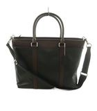 コーチ COACH メトロポリタン 2WAY トートバッグ ショルダーバッグ ビジネスバッグ レザー ツートンカラー 黒 茶 F54758 /MI ■GY18