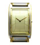 イヴサンローラン YVES SAINT LAURENT 2202-229070Y 腕時計 ウォッチ クォーツ レクタンギュラー スクエア シルバーカラー ゴールドカラー 金色 銀色 ■GY18 /MQ