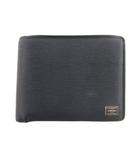ポーター PORTER 吉田カバン 二つ折り財布 ウォレット レザー 紺 ネイビー /JS ■GY18