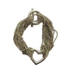 ティファニー TIFFANY & CO. オープンハート トグルチェーン ブレスレット 10ロウ アクセサリー Silver925 シルバー色 ■GY18 /MQ ■OH