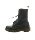 ドクターマーチン DR.MARTENS ショートブーツ レザー レースアップ UK5 USL7 24.0cm 黒 /MI ■GY18