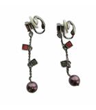 スワロフスキー SWAROVSKI イヤリング 両耳用 ロング アクセサリー パール マルチカラー ■GY18 /MQ
