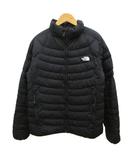 ザノースフェイス THE NORTH FACE サンダージャケット Thunder Jacket  ダウンジャケット 上着 XL 黒 ブラック 長袖 スタンドカラー キルティング NYW82212 /PP