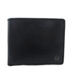 ダンヒル dunhill フラム 二つ折り 財布 ウォレット 小銭入れ ADヴィンテージロゴ  黒 ブラック /ML ■GY18