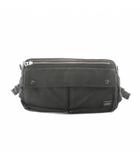 ポーター PORTER 吉田カバン ボディバッグ ウエストバッグ 黒 ブラック フラップポケット スナップボタン 前面ポケット /RI ■OS ■GY18