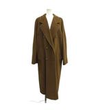 マックスマーラ MAX MARA 白タグ ヴィンテージ MADAME マダム アイコン コート アウター ウール カシミヤ 40 茶 ブラウン ダブルブレスト ロング /PP ■GY18