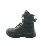 ドクターマーチン DR.MARTENS COMBS TECH FL ショートブーツ マーチンソール ロゴ UK6 25cm 黒 ブラック ■GY40 /MQ