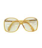 クリスチャンディオール Christian Dior 眼鏡 めがね セルフレーム 度入り 58□10 黄色 21C4A 31 /MI ■OH ■GY11 ユニセックス