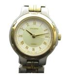 セイコー SEIKO 3F31-0A90 EXCELINE エクセリーヌ 腕時計 クォーツ ローマン ウォッチ シルバー色 ゴールド色 ■GY11 /MQ