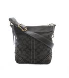 コーチ COACH ショルダーバッグ 黒 ブラック モノグラム柄 ステッチデザイン 10402 /RI ■OS ■GY11