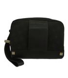 ダンヒル dunhill ディーエイト D-8 セカンドバッグ クラッチバッグ PVC レザー 総柄 ロゴプレート ダークブラウン /XZ ■GY18