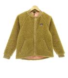 パタゴニア Patagonia ボアジャケット ミドル ハーフ丈 XL 14 茶 ブラウン リブ襟 /ML ■GY18
