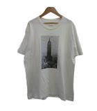 シュプリーム SUPREME ×Mike Kelley エンパイアステートビルT The Empire State Building Tee Tシャツ M 白 ホワイト クルーネック 半袖 カットソー /PP ■GY18