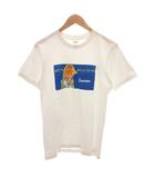 シュプリーム SUPREME Tシャツ S 白 ホワイト プリント 半袖 ラウンドネック /SJ ■GY18