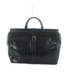 ENRIQUE LOEWE KNAPPE エンリケ ロエベ ナッペ ヴィンテージ 1950年代-1970年代製造 トートバッグ ハンド レザー ロゴ 黒 ブラック ■GY18 /MQ