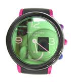 マークジェイコブス MARC JACOBS NDW2T ジャンク品 腕時計 ウォッチ クォーツ ロゴ 黒文字盤 黒 ブラック ■GY18 /MQ