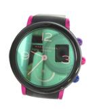マークジェイコブス MARC JACOBS NDW2T 腕時計 ウォッチ クォーツ 黒文字盤 黒 ブラック ■GY18 /MQ
